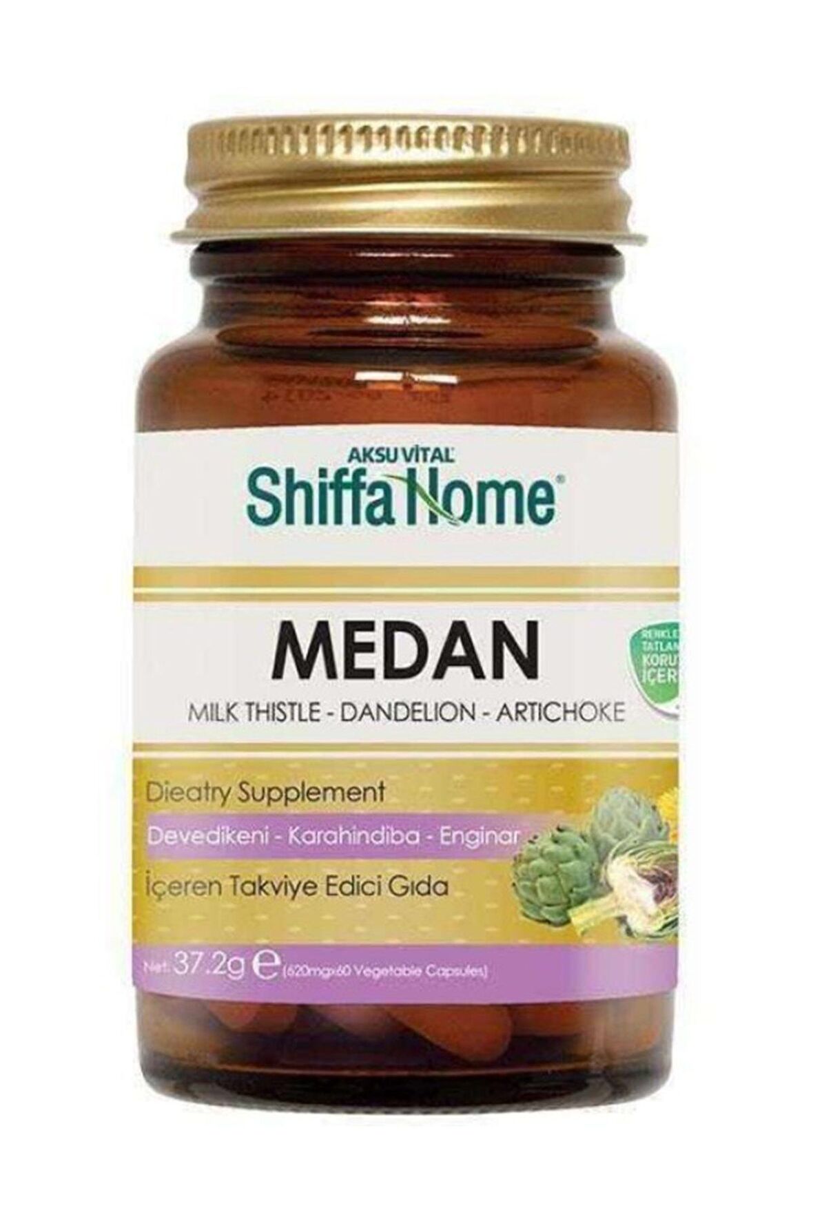 Aksu Vital Medan [mda] Kapsül 60ad * 620mg 4 Adet